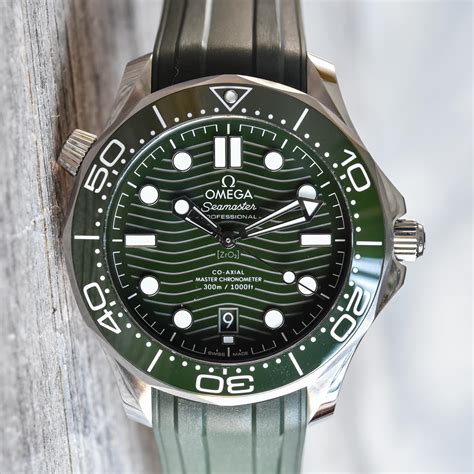 omega seamaster green dial